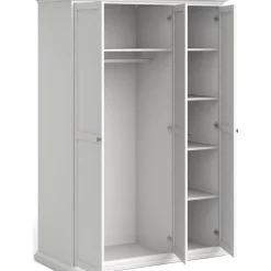 Paris garderob med 3 dörrar - Vit