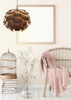 Paris taklampa i valnöt