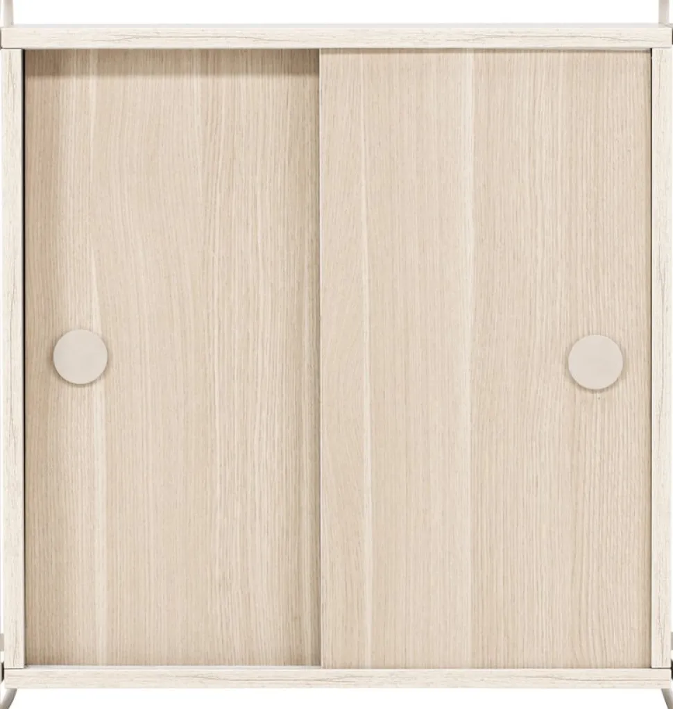 Paris väggskåp 68 x 60 cm - Beige/Whitewash