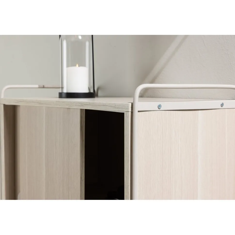 Paris väggskåp 68 x 60 cm - Beige/Whitewash