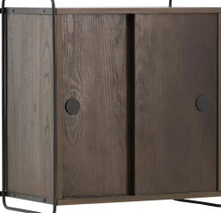 Paris väggskåp 68 x 60 cm - Svart/Mocca