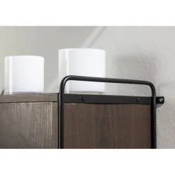 Paris väggskåp 68 x 60 cm - Svart/Mocca