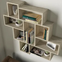 Parola vägghylla - Travertin