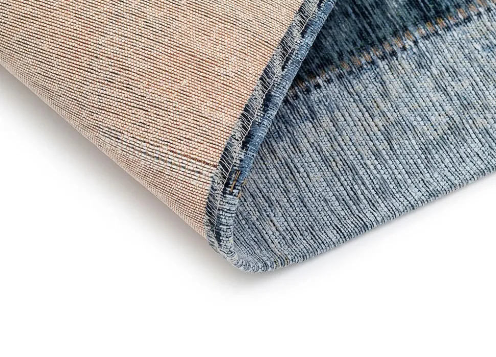 Patchwork-matta Stracciatella - Jeans/Blå