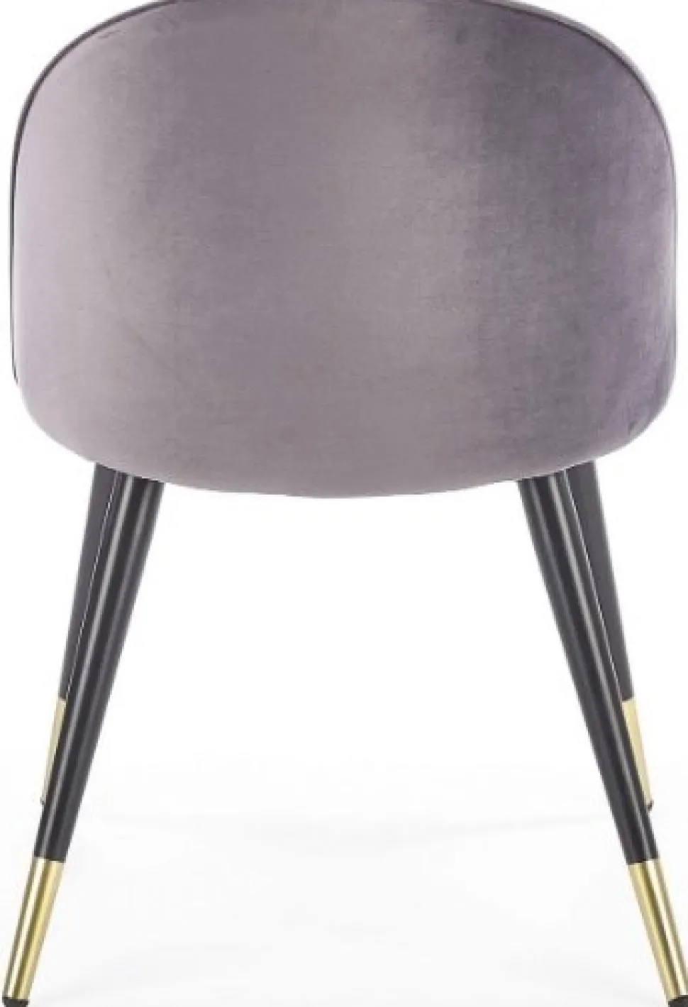 Paulina matstol - Grå (sammet) / Mässing + Möbeltassar