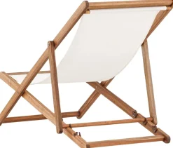 Peachy strandstol - Beige/Natur + Textilskydd för utemöbler