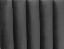 Pernilla sänggavel Antracit (Sammet) - 210 x 135 cm