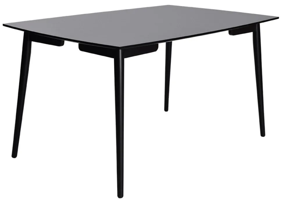 Perstorp matbord 150x90 cm - Svart HPL