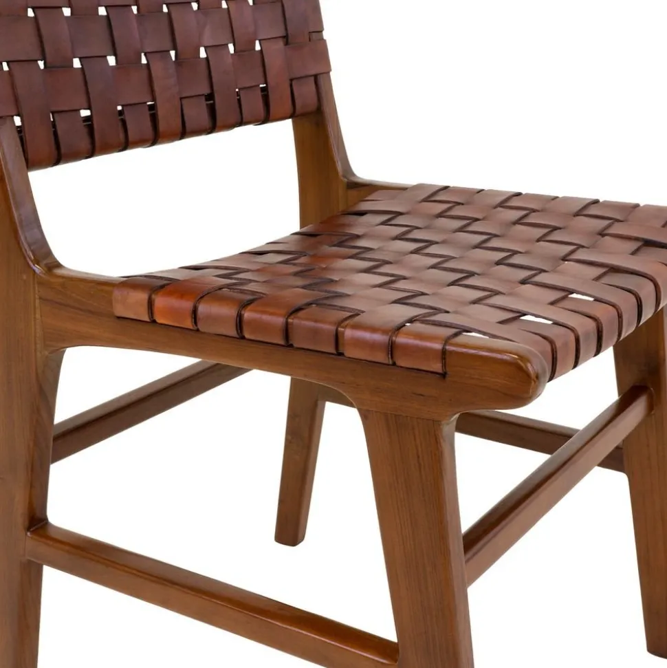 Perugia Matstol - Brun/teak