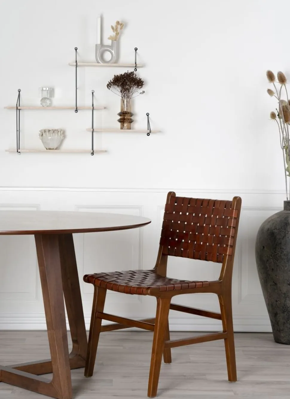 Perugia Matstol - Brun/teak