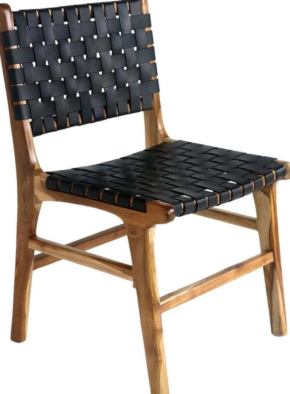 Perugia Matstol - Svart/teak