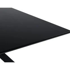 Piazza matbord 180 x 90 cm - Svart