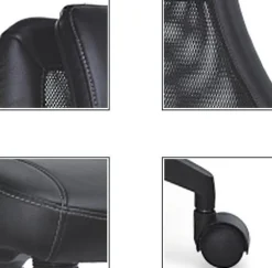 Piemonte kontorsstol - Svart