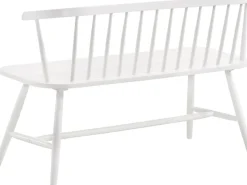 Pinnsoffa kökssoffa vit - Fårö + Möbeltassar