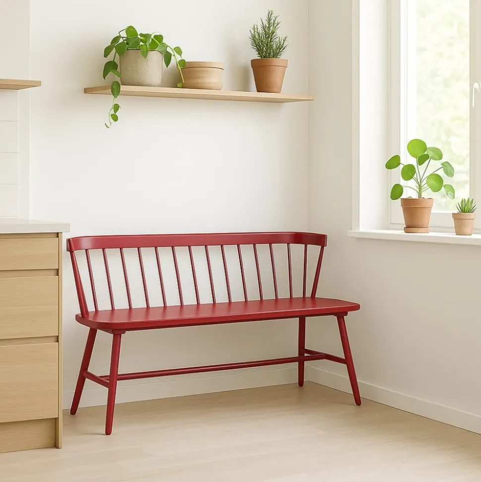 Pinnsoffa röd klassisk design - Sandhamn