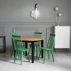 Pinnstol grön RAL6001 + Fläckborttagare för möbler