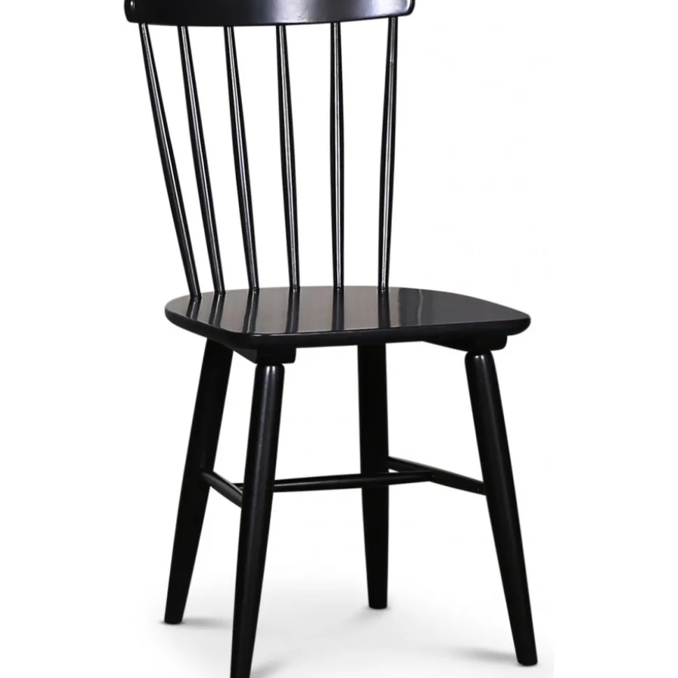 Pinnstol svart klassisk - Emil + Stolsdyna