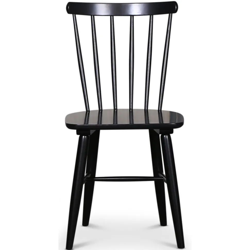 Pinnstol svart klassisk - Emil + Stolsdyna