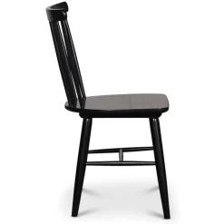 Pinnstol svart klassisk - Emil + Stolsdyna