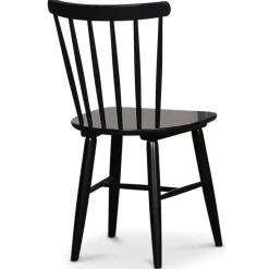 Pinnstol svart klassisk - Emil + Stolsdyna