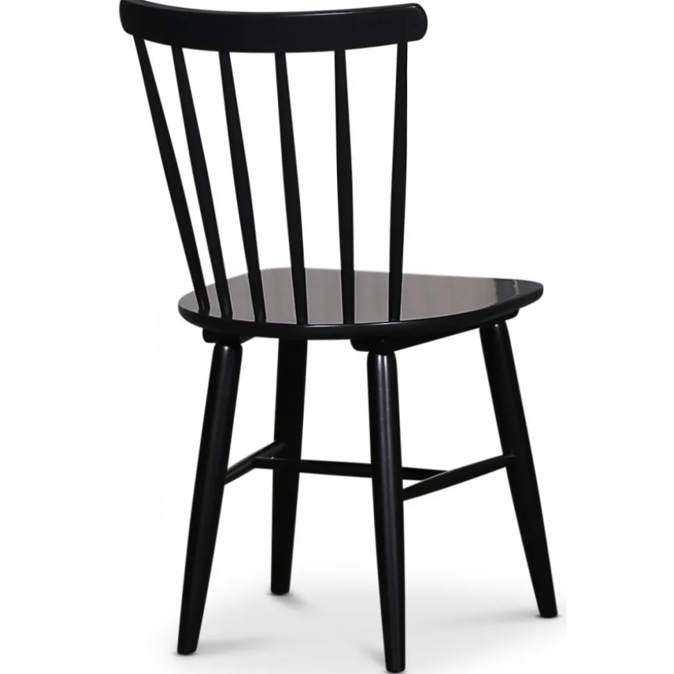 Pinnstol svart klassisk - Emil + Stolsdyna