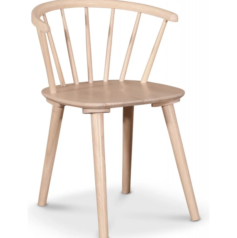 PiPi matgrupp, runt matbord Ø150 cm inkl 4 st Dalsland karmstolar - Whitewash + 3.00 x Möbeltassar