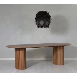 PiPi ovalt matbord 240 cm - Valnöt