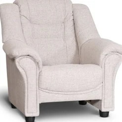 Plaza fåtölj i beige tyg