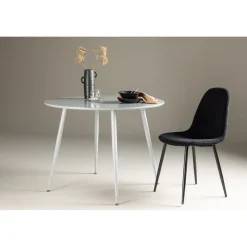 Plaza matbord Ø100 cm - Grå