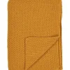 Pläd 170 x 130 cm - Ockra