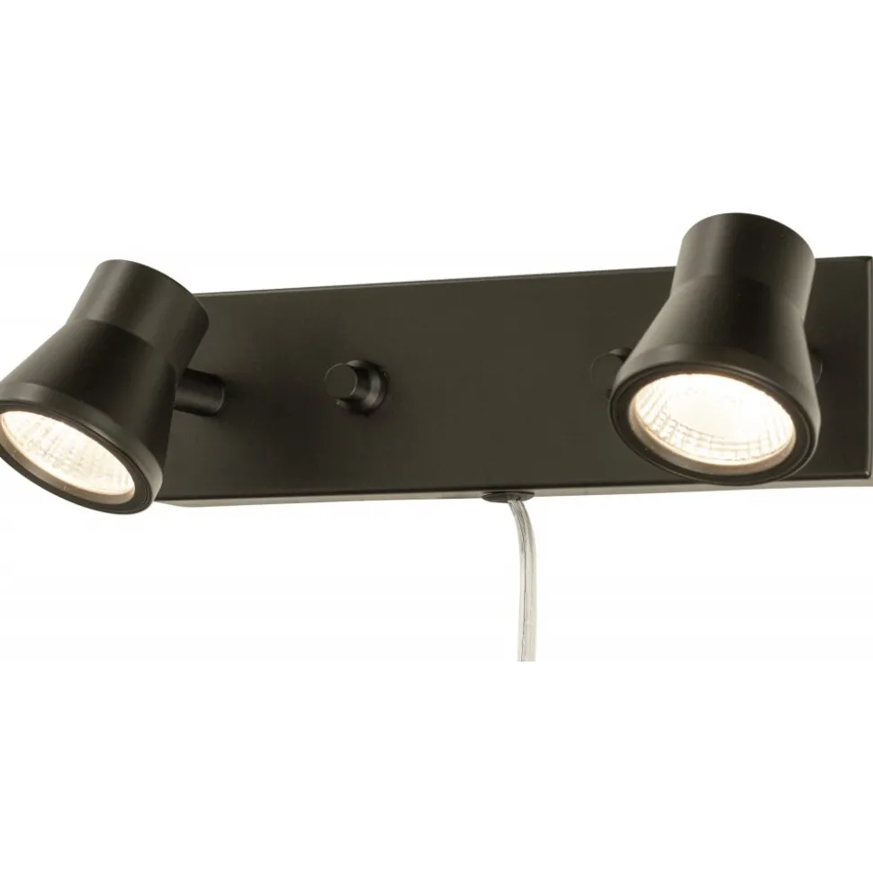 Pluto vägglampa LED - Svart