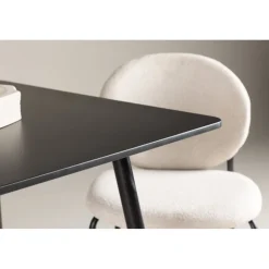 Polar matbord 75 x 75 cm - Svart