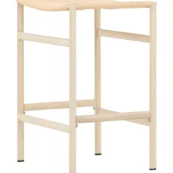 Polly barstol - Beige/Whitewash