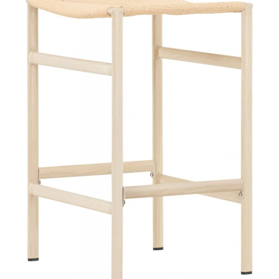 Polly barstol - Beige/Whitewash