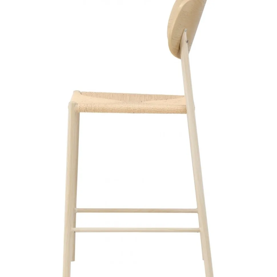 Polly barstol - Beige/Whitewash