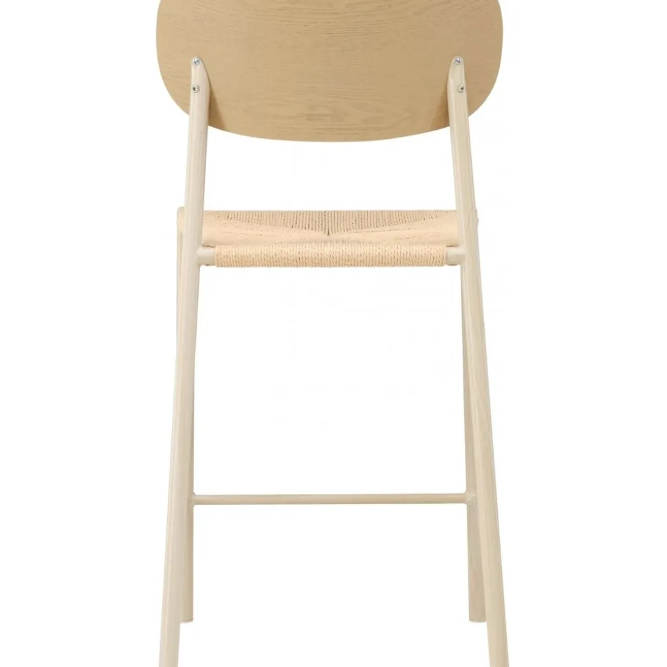 Polly barstol - Beige/Whitewash