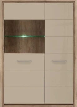 Pontus vitrinskåp - Ek