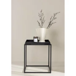 Porto sidobord 45 x 45 cm - Svart