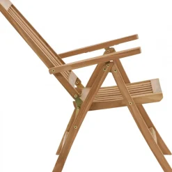 Positionsstol teak - Saltö + Rengöringsmedel för utemöbler