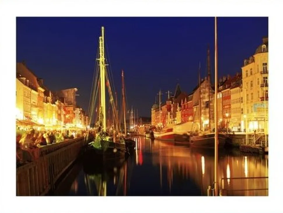 Posterworld - Motiv Copenhagen by night - 50x70 cm