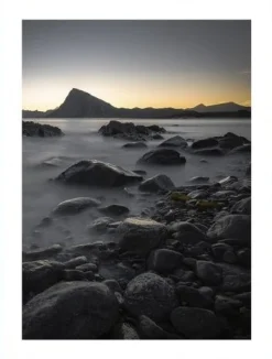 Posterworld - Motiv Dark stones - 50x70 cm