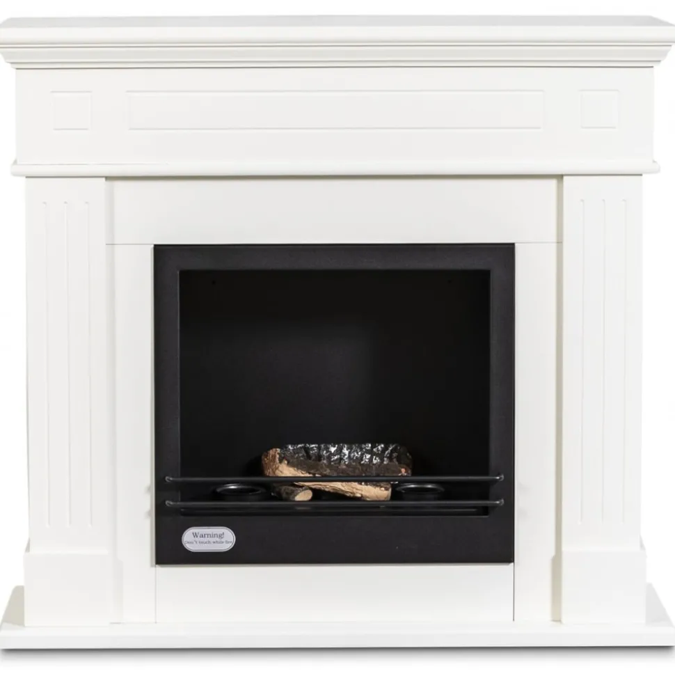 Öppen spis vit - Nottinghill