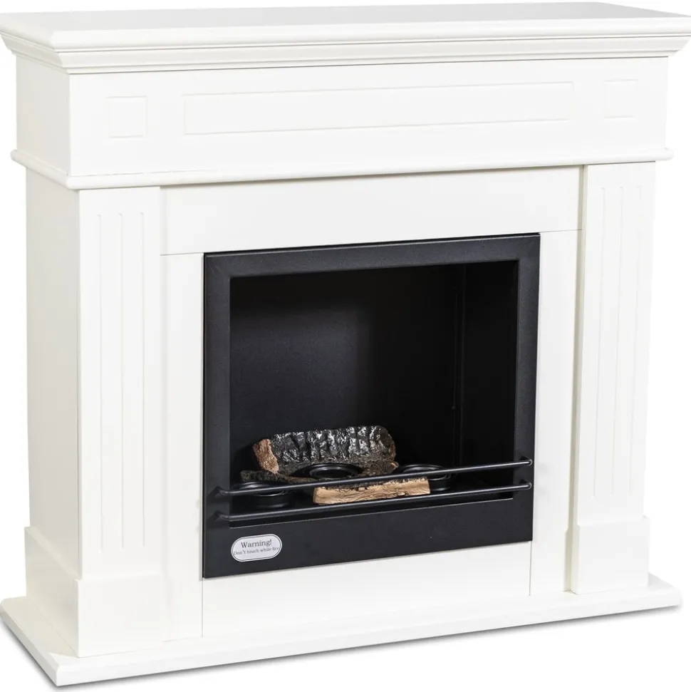 Öppen spis vit - Nottinghill