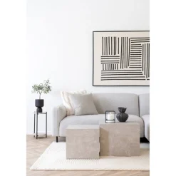 Prague soffbordsset - Marmorlook