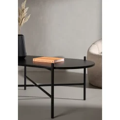 Pueblo soffbord 120 x 60 cm - Svart