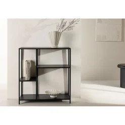 Puno sidobord 80 x 30 cm - Svart