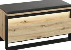 Quant hallbänk 92 cm - Artisan ek/svart