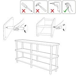 Raca bokhylla - Furu