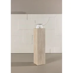 Ramsvik sidobord H:95 cm - Travertin-look