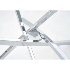 Raymond matbord Ø100 cm - Krom